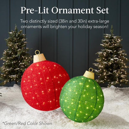 Lighted Christmas Outdoor Ornaments
