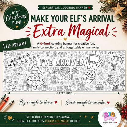 Elf Arrival Day Banner