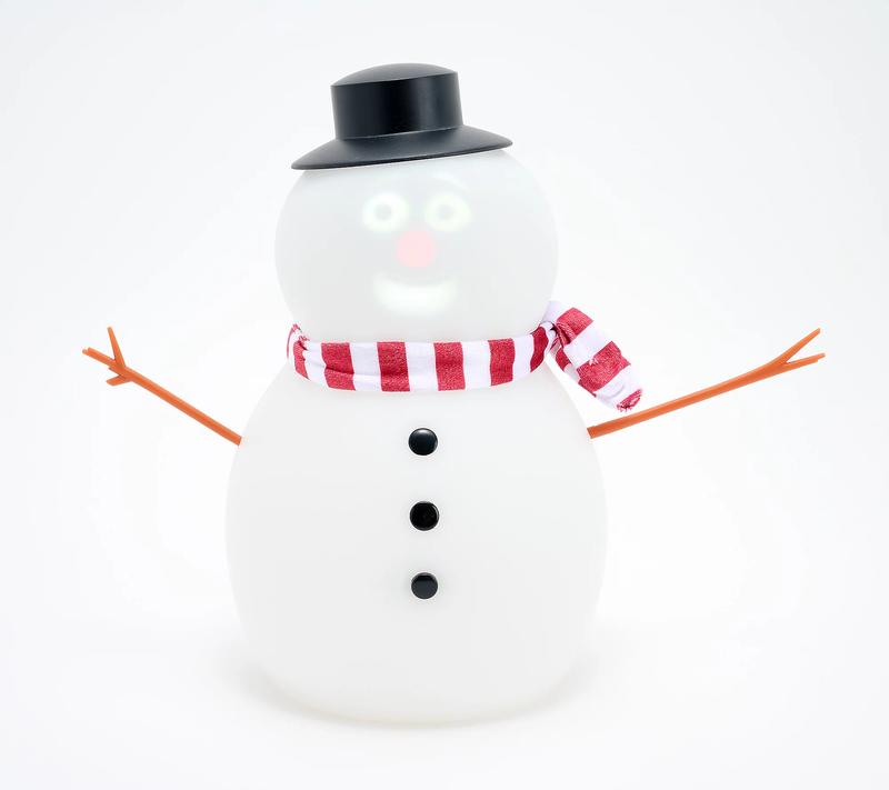 Muñeco de nieve animado que habla
