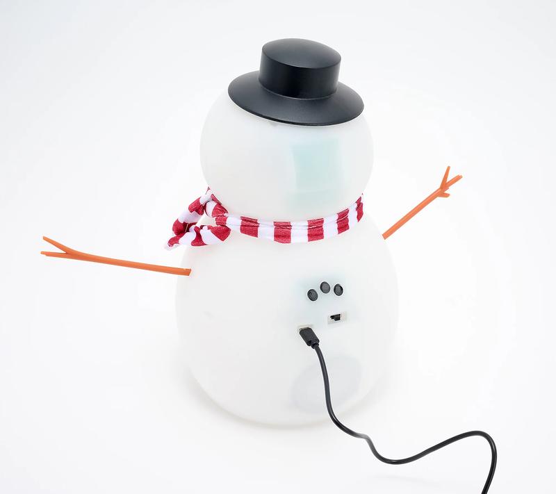 Muñeco de nieve animado que habla