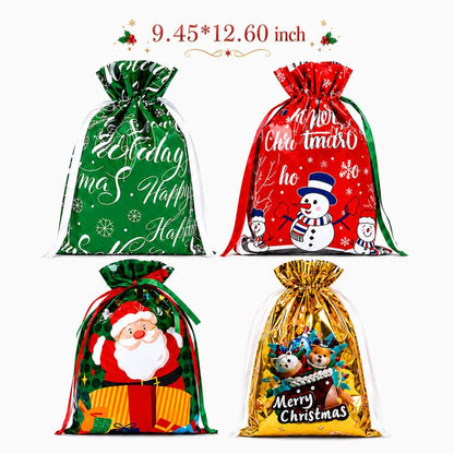 Bolsas Navideñas con Cordón
