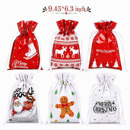 Bolsas Navideñas con Cordón