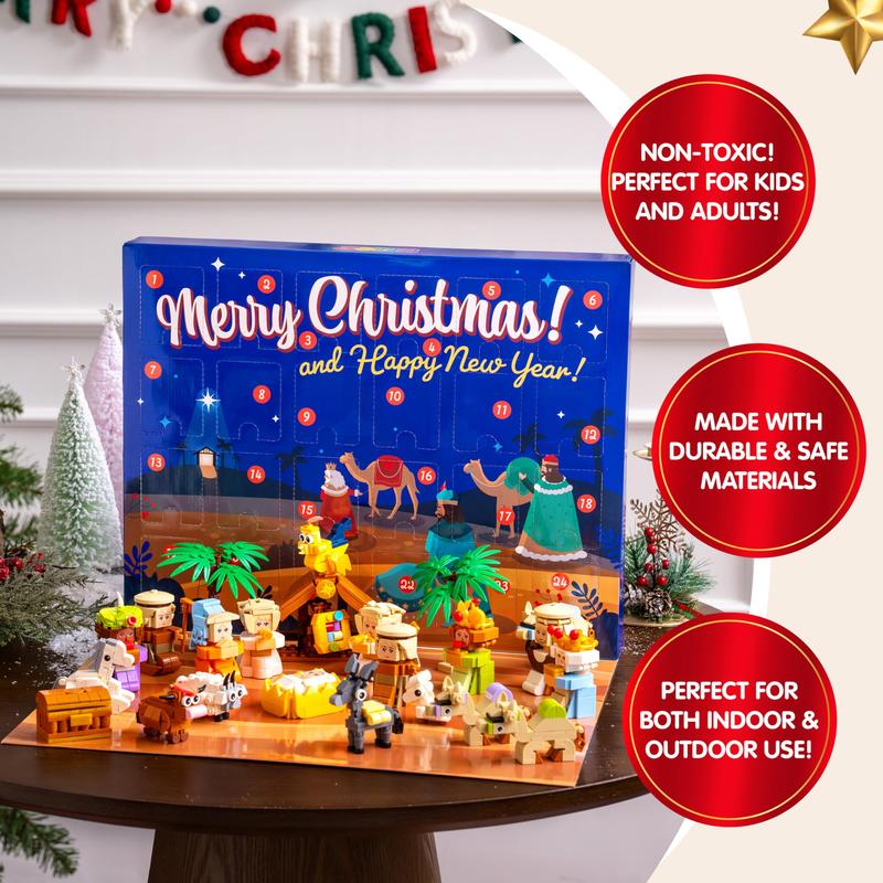 2026 Nativity Building Blocks Advent Calendar