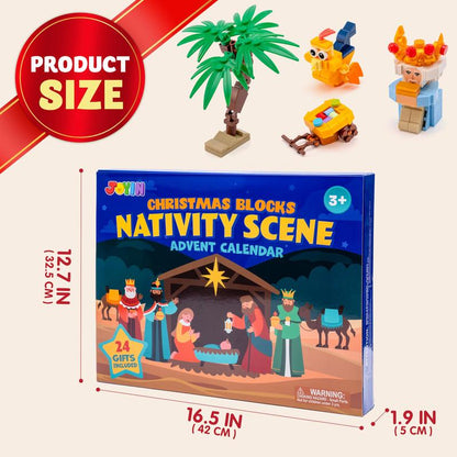 2026 Nativity Building Blocks Advent Calendar