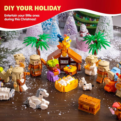 2026 Nativity Building Blocks Advent Calendar