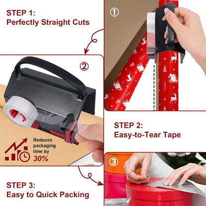 Wrapping Paper Cutter & Tape Dispenser Kit