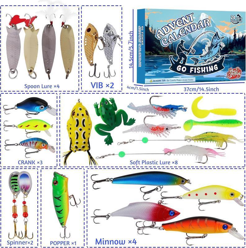 2026 Fishing Lure Advent Calendar