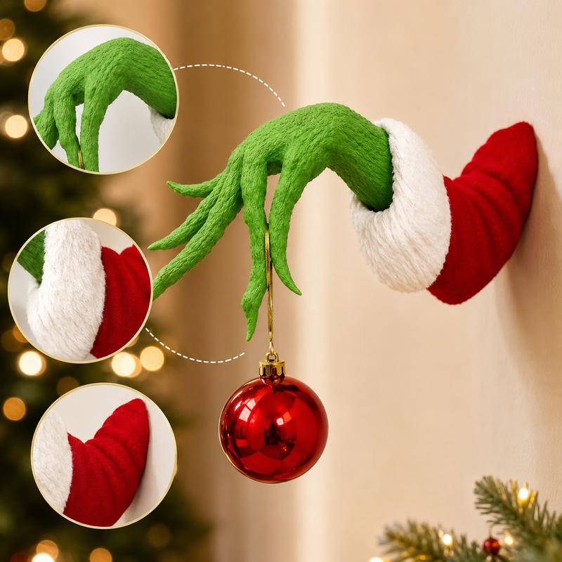 Colgador de adornos de Grinch de Navidad