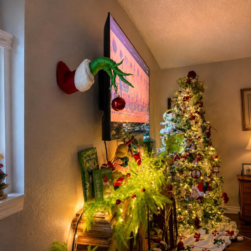 Colgador de adornos de Grinch de Navidad