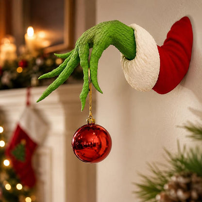 Colgador de adornos de Grinch de Navidad