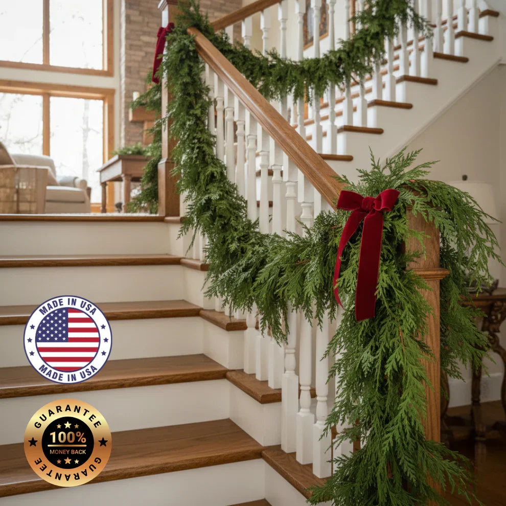 Merrily Faux Cedar Garlands